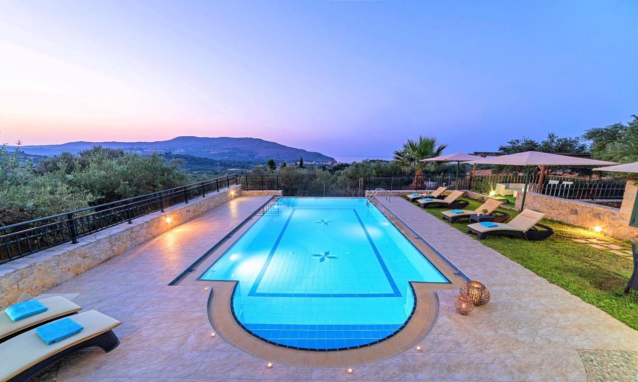 Villa Stelios Private Pool Georgioupoli Buitenkant foto